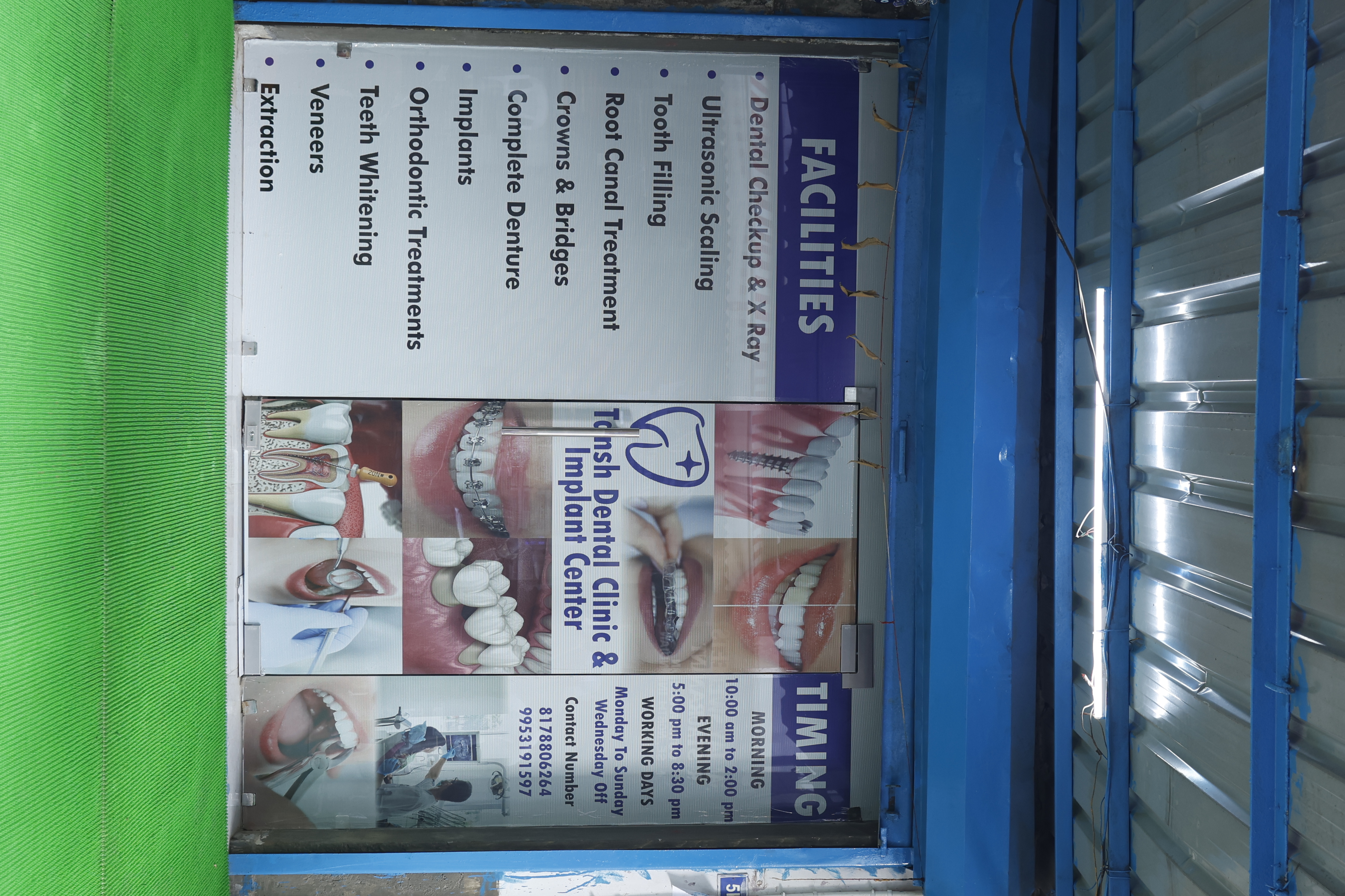 Happy patient with a bright smile.