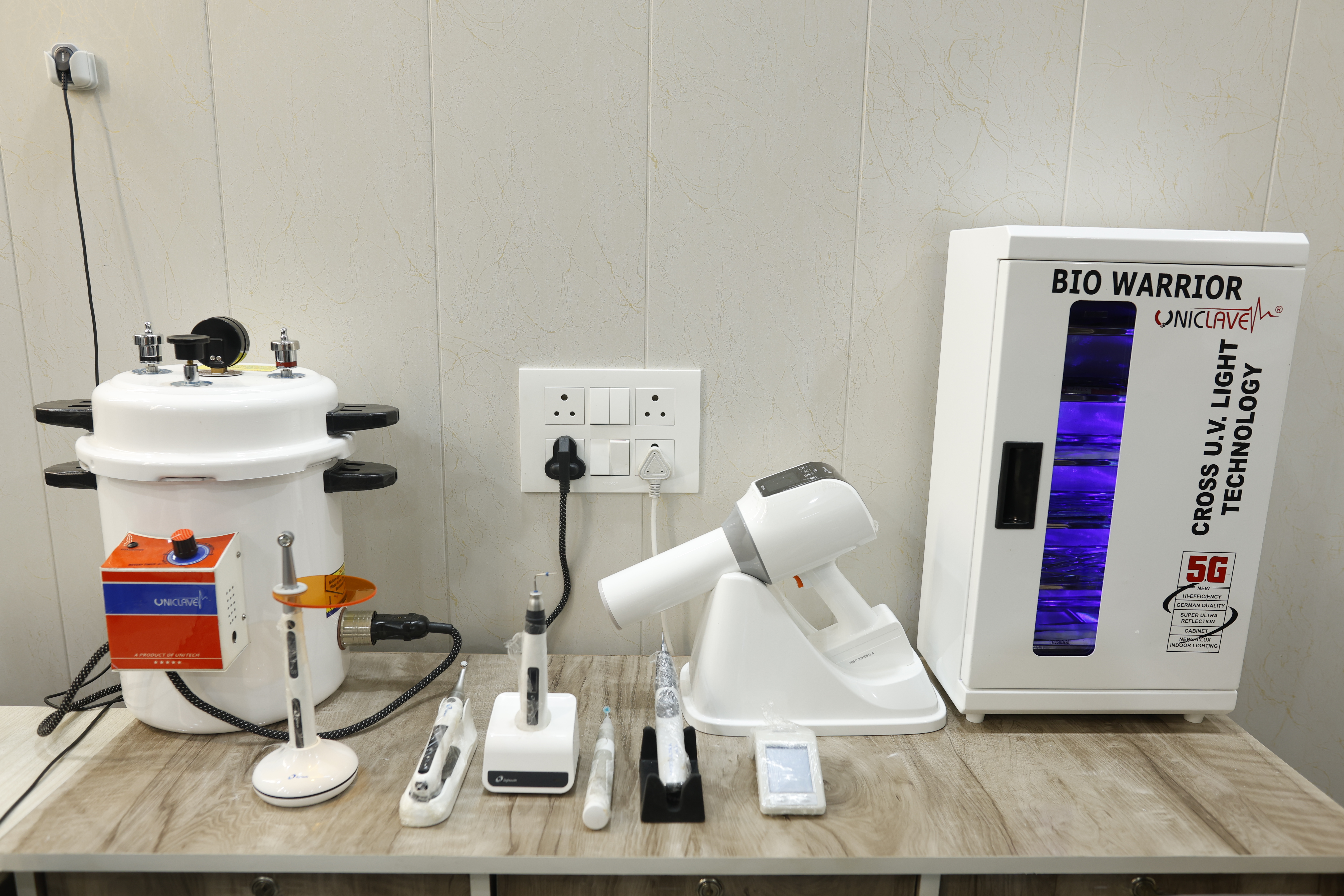 Professional team of dentists.