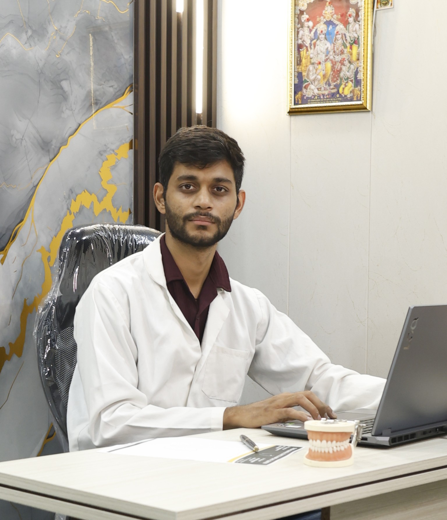 Sterilized dental instruments.